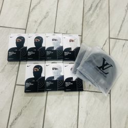 Nike skis & LV beanies mix n match
