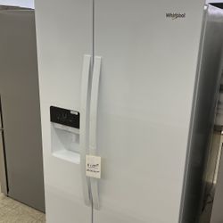 Whirlpool Side By Side Refrigerator White