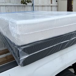 *New Memory Foam Mattress - Free Delivery! Twin Full Queen King Cal King* Cama Bed Box Spring