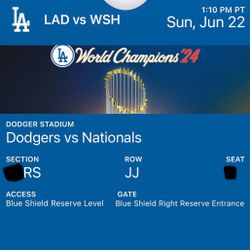 Dodger Tickets 