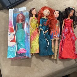 Disney Barbie Size Princess Dolls