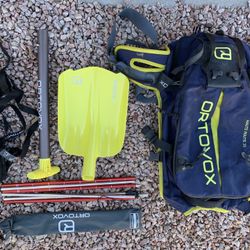 Ortovox Backcountry Ski Backpack With Tools And Beacon