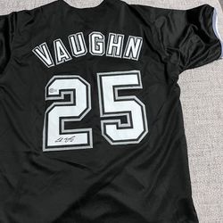 Andrew Vaughn Signed Autograph Custom Jersey - Beckett Coa - Chicago White Sox