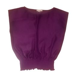 Sheer Magenta Purple Top 