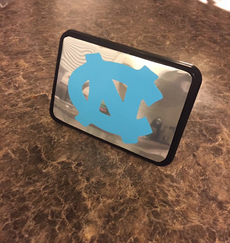 UNC Tar Heels trailer hitch cover