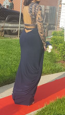Blue Prom dress