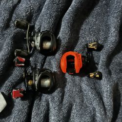 Two Left Hand One Right Hand Baitcasting Reels 