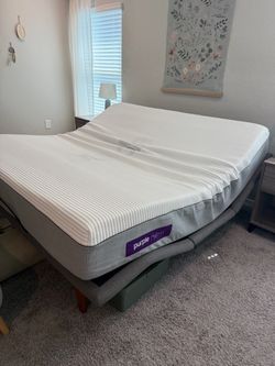 King Purple Hybrid Mattress + Adjustable Base