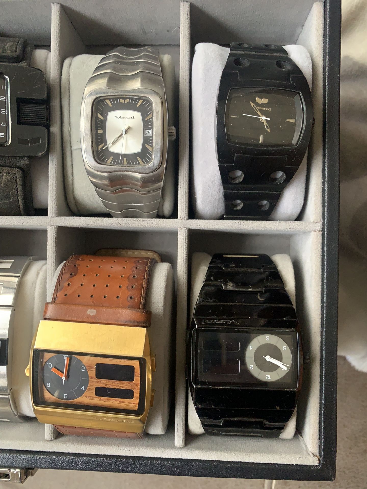 VESTAL WATCHES 9 FOR SALE BUNDLE ALL