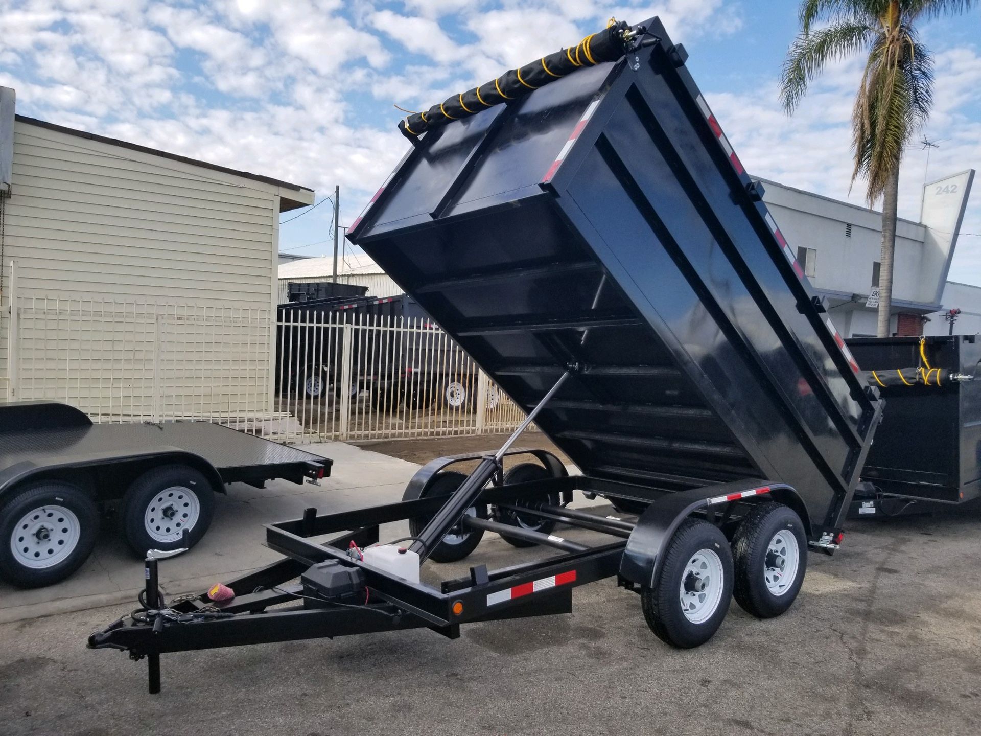 8x12x4 Dump trailer With 26000lb Axles for Sale in Escondido, CA OfferUp