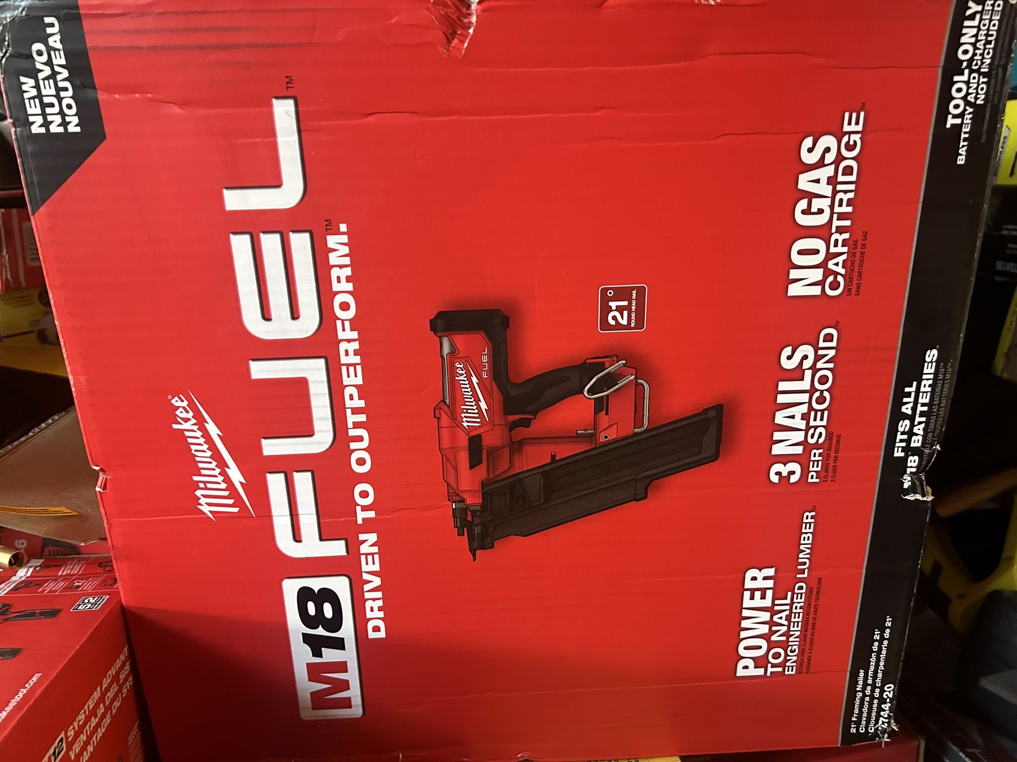Milwaukee M18 Fuel 21 Degree Framer Tool Only