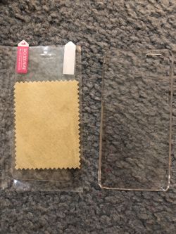iPhone 5 hard plastic case and screen cover (2 Covers)