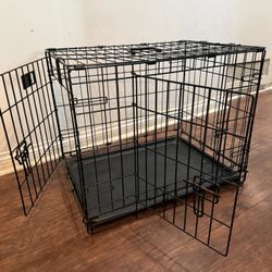 Dog Crate - 24”x18”x19” Double Door  $40