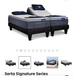 Adjustable split king Serta