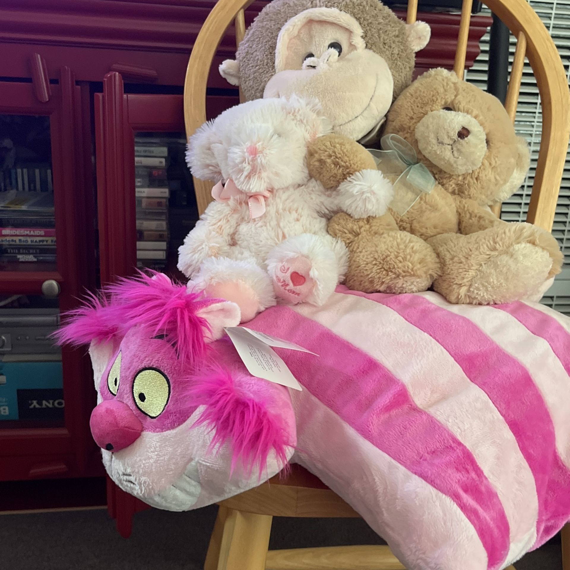 Pillow Pet, Monkey, Teddy Bear & Pink “I❤️Mon Teddy