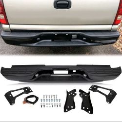 New In Box Rear Bumper 99-07 CHEVY, NEVR OPEND