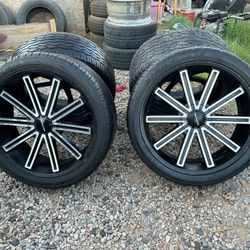 KMC RIMS 305/45R24....6 LUGS UNIVERSAL FIT FORD EXPEDITION FORD LINCON NAVEGATOR FORD F.150 
