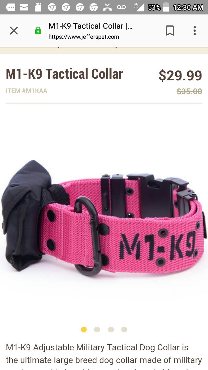 M1-K9 Dog Collars