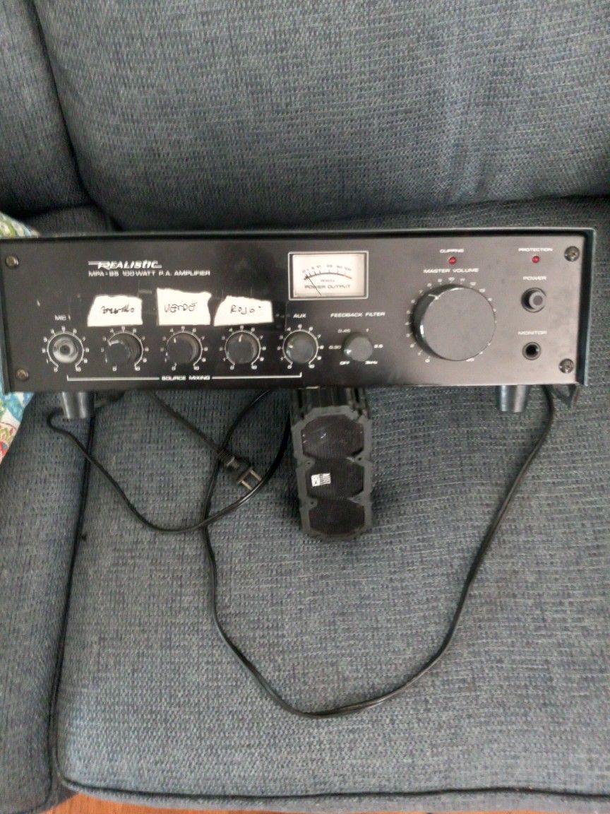 Realistic MPA 95 100 W Amplifier