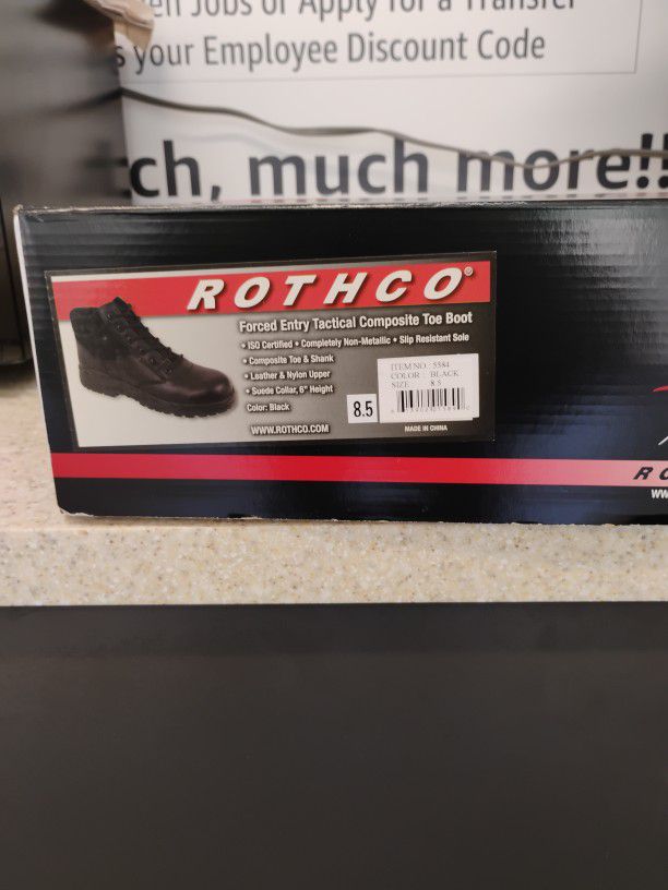 New  Steel Toe Work Boots 💪 ROTHCO 