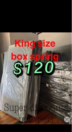 California king and eastern king box spring available