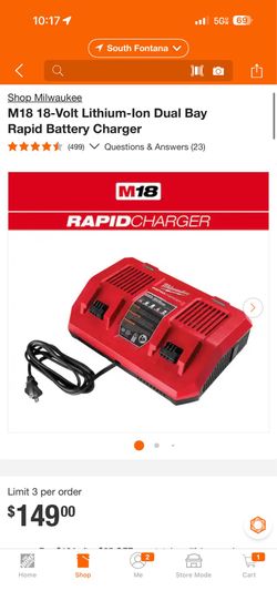 Milwaukee battery charger
