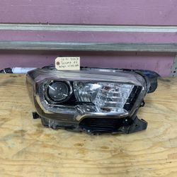 2016-2021 Toyota Tacoma Right Side Headlight Halogen W/LED DRL OEM