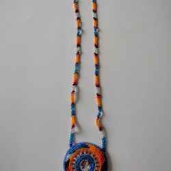 Beaded  Jeweled Medallion 