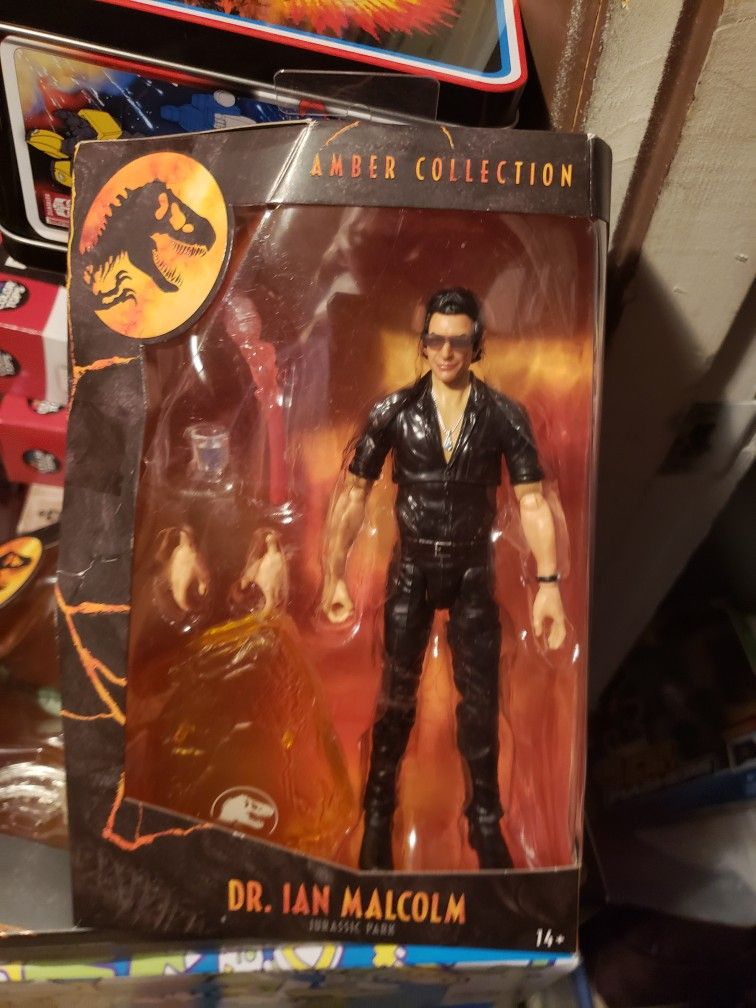 Jurassic Park Amber Collection Ian Malcolm