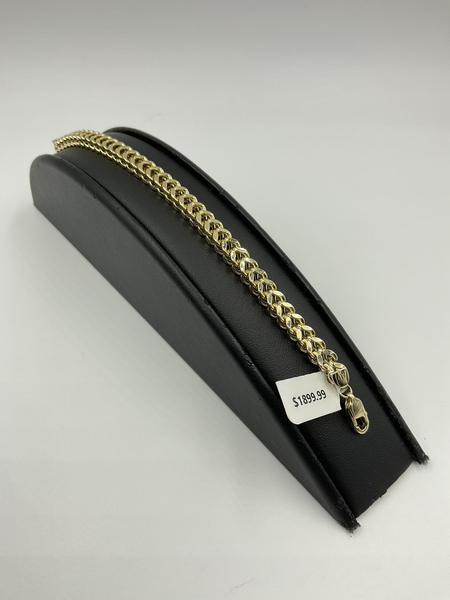 10KT YELLOW GOLD 7.25” FRANCO LINK BRACELET 6.00MM 11.6GR