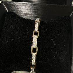 Two Toned Diamond Bracelet 