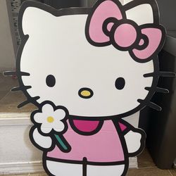 Hello kitty & bow cut out