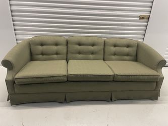 Ethan Allen Vintage 3 Seats Long Sofa Free Delivery& Move-In