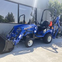 2024 New Holland Workmaster 25S Tractor Loader Backhoe