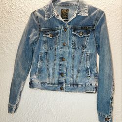 LUCKY BRAND VINTAGE DENIM JEAN JACKET 