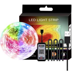 LED Strips Lights16.4ft,TV Led Light for 60-75 inch TV Behind Lighting, RGB Atmosphere Underglow Lights for Trucks, UTV, Remote Color Led Light Kit