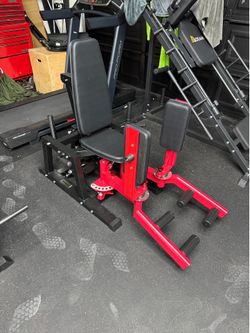Hip abductor machine