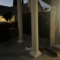 2 Decrative Pillars 9 Ft Tall