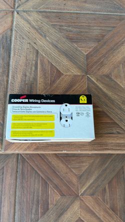 New tamper resistant outlets, 10 on each box, $ 20.00 each box