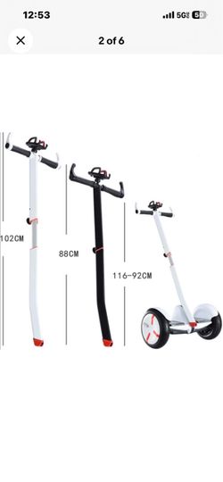 Scooter Handle Adjustable Handlebar for Segway Ninebot Mini PRO with Phone Mount