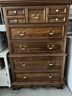 Vintage Pennsylvania House Solid Oak Bedroom 4pc Set