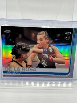 2019 Topps UFC Chrome Montana De La Rosa Rookie Card Refractor