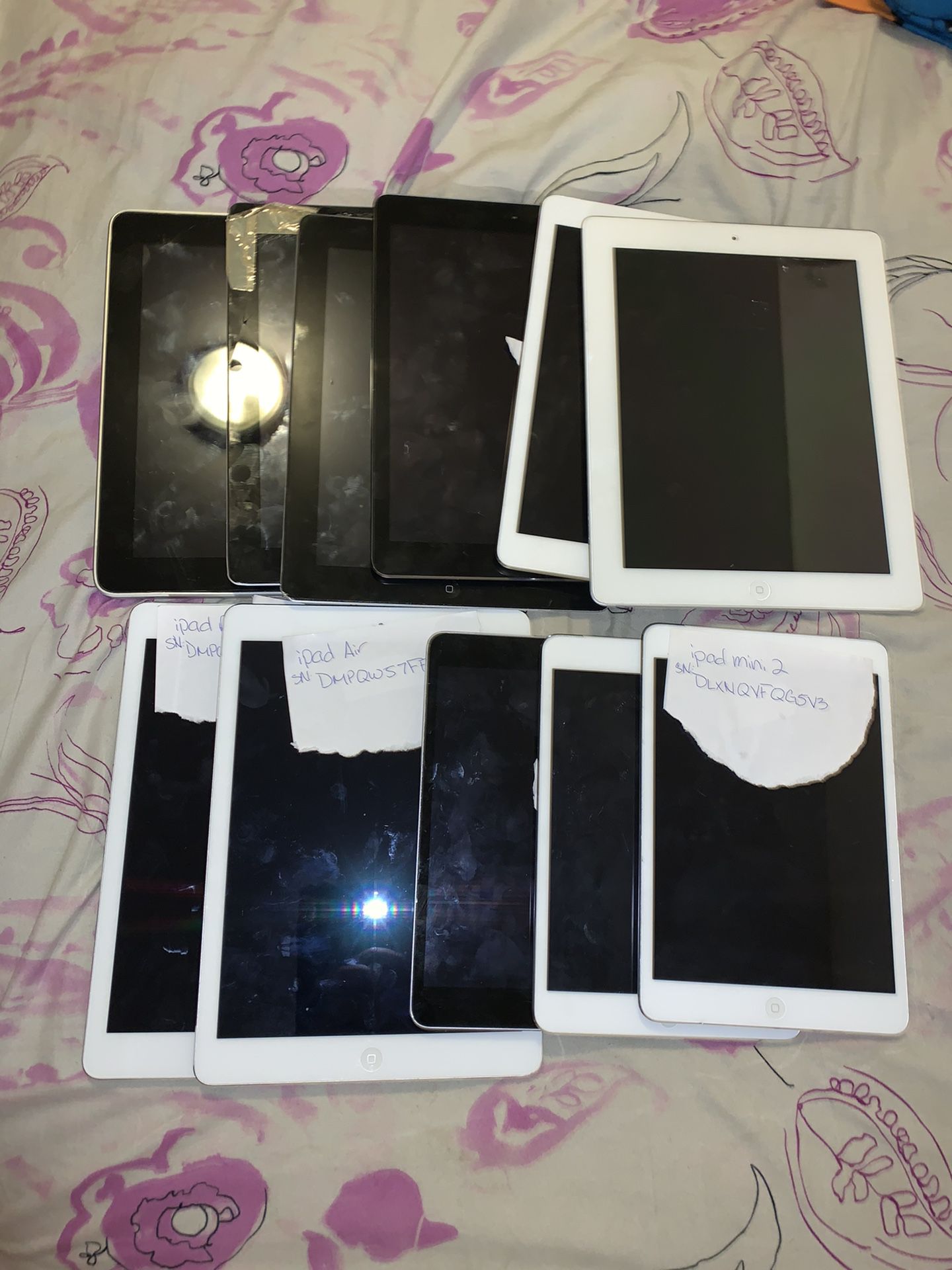 12 ipads (all with Activation Lock)