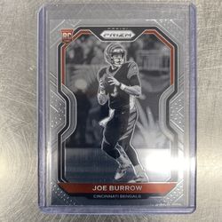 2020 Panini Prizm Negative Variation SP Joe Burrow Rookie RC #307 *READ*