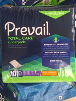 Prevail Total Care Underpads