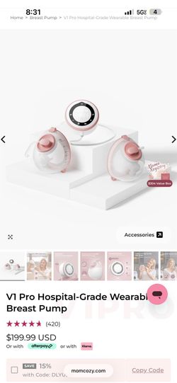 Momcozy V1 pro breast pump