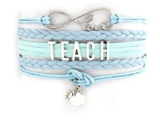Teacher infinity bracelet