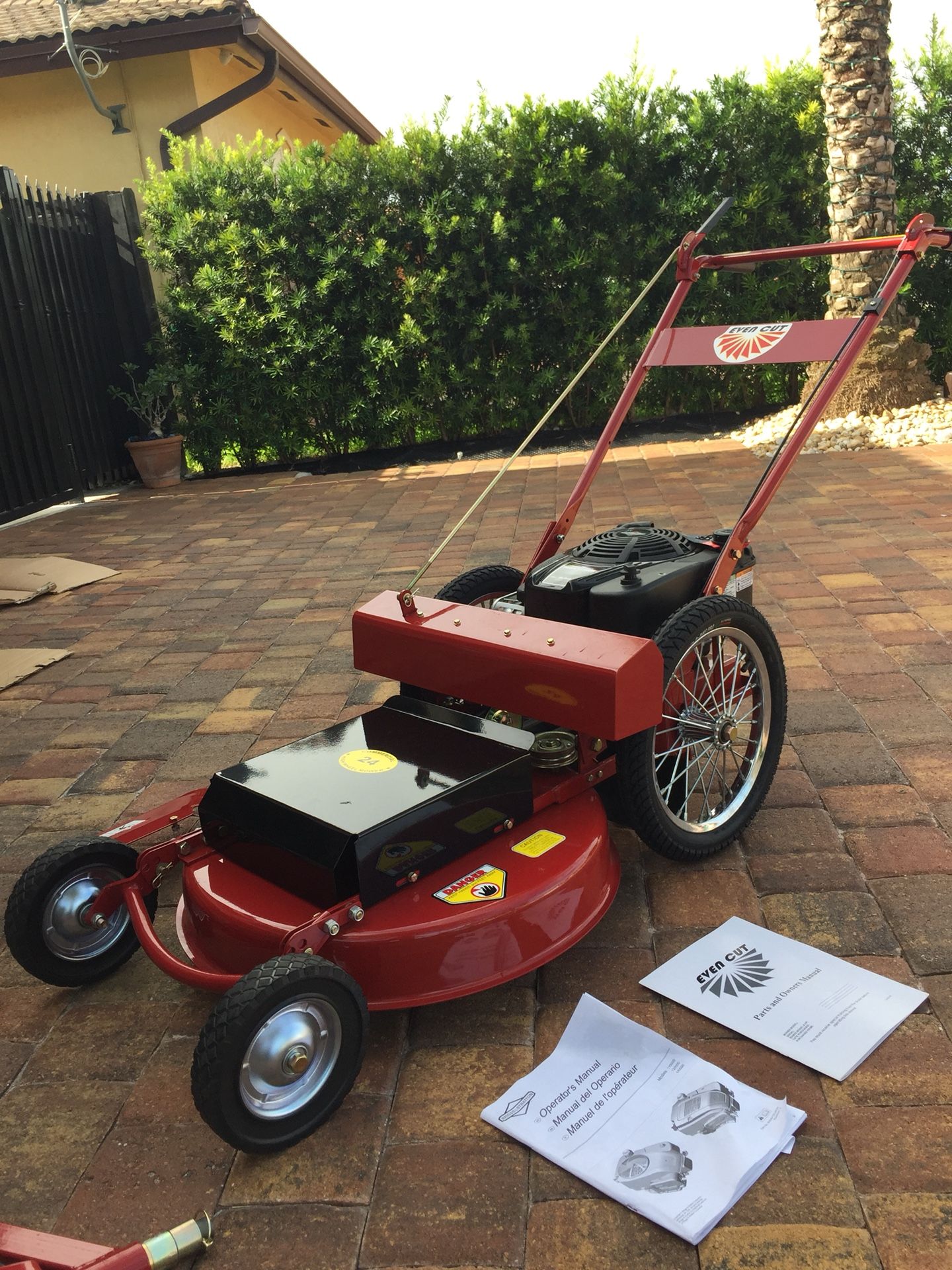 Brand new out of the box Bradley “Even Cut” Commercial 24” Self Propelled Professional mower