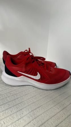Red Nike shoes