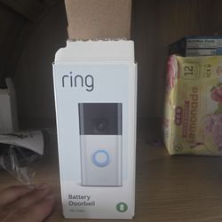 Ring Battery Doorbell HD. Box Open But Never Used 